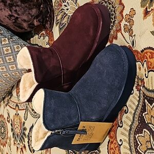 BEARPAW: RETRO MAREN: Cadet Navy OR Eggplant Sz 9 - BNIB!